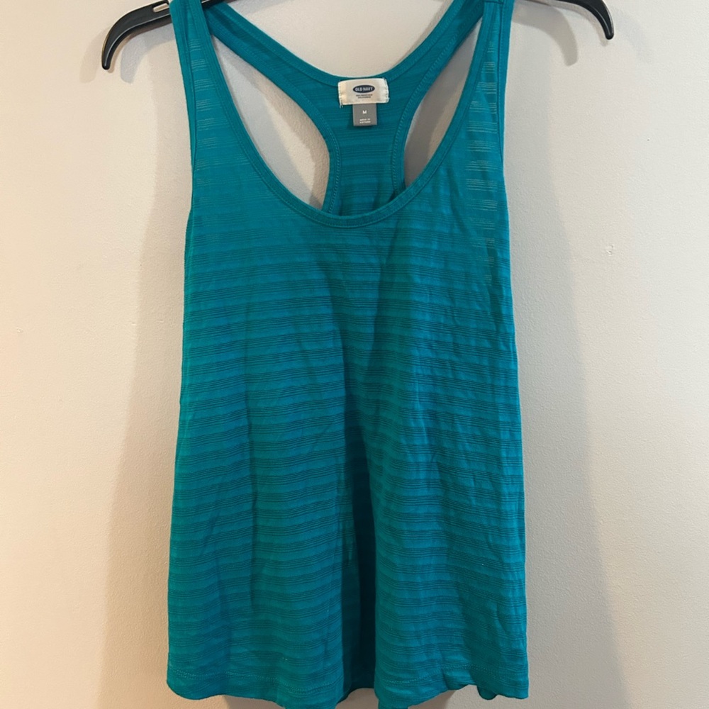 Old Navy Blue Racerback size medium top